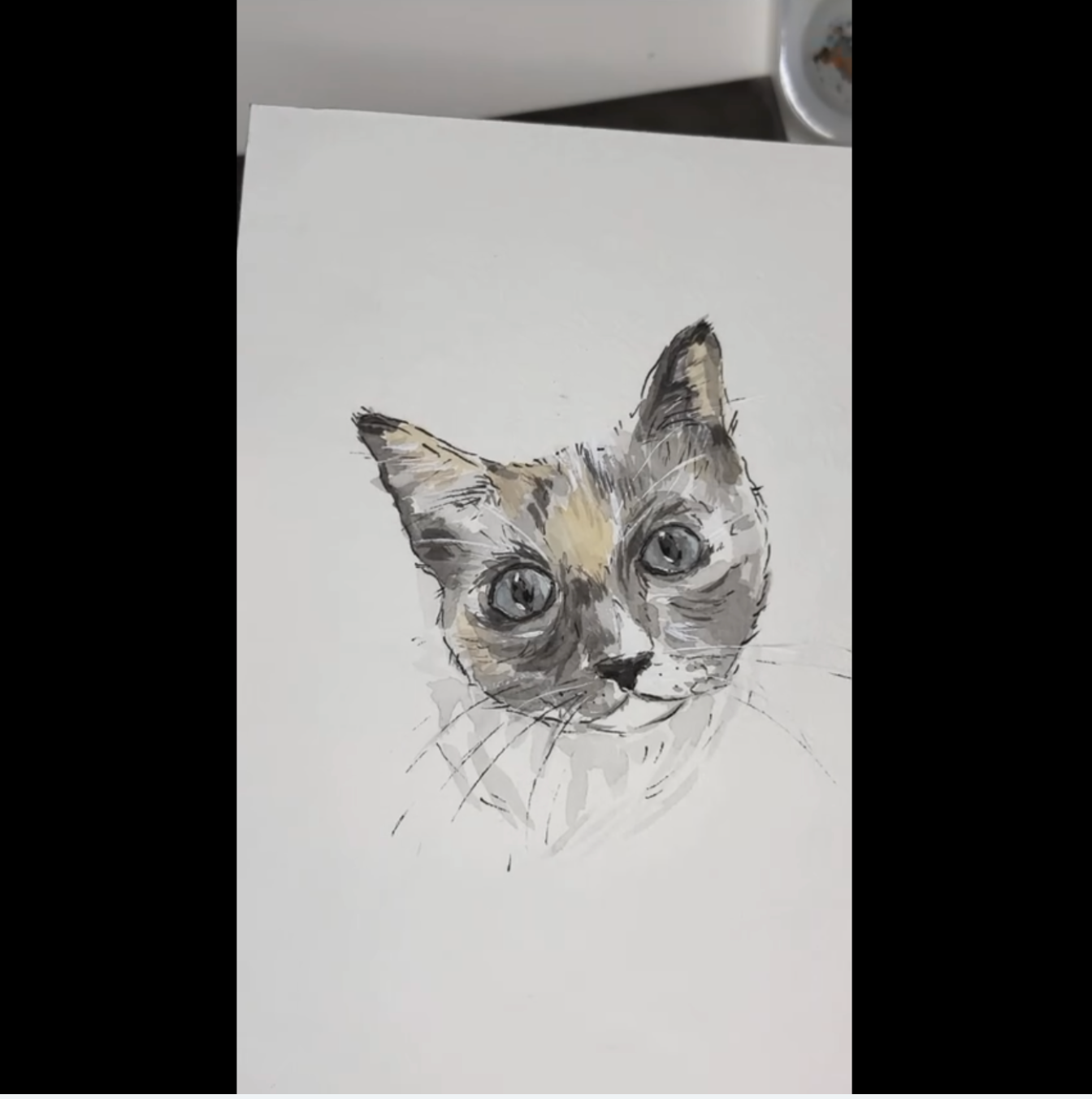 Custom Watercolor Pet Portrait